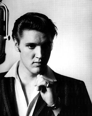 Wall Art - Photograph - Elvis Presley In The Studio by Retro Images Archive
