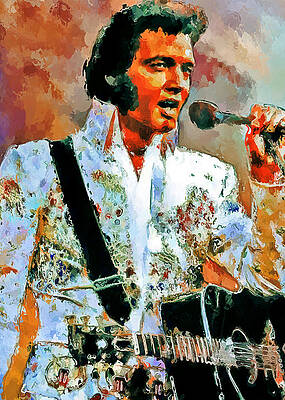 Elvis Singing 2 by Yury Malkov Elvis Singing 2 by Yury Malkov