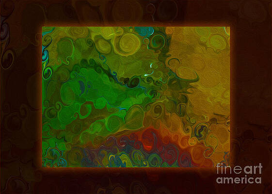 Wall Art - Painting - Emotional Discovery of Joy Within Color an Abstract Painting by Omaste Witkowski