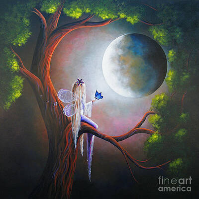 Original Fairy Artwork by Shawna Erback by Moonlight Art Parlour