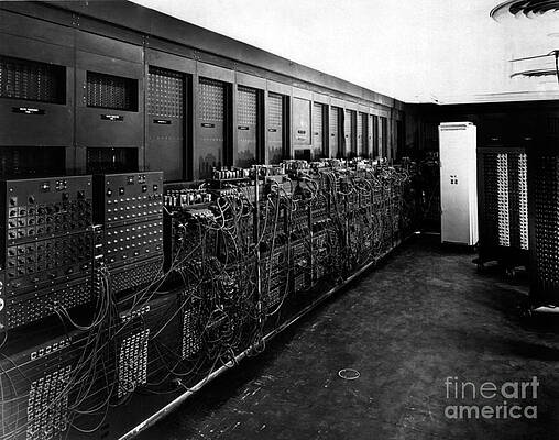 Wall Art - Photograph - Eniac Computer by US Army
