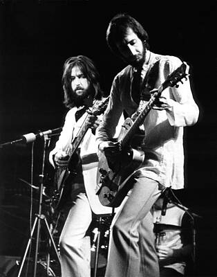 Wall Art - Photograph - Eric Clapton and Pete Townshend  by Chris Walter