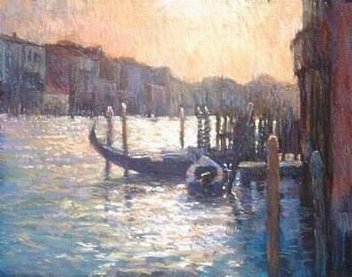 Evening Light on the Grand Canal by Jackie Simmonds