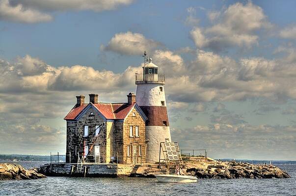 Execution Rocks Lighthouse by Roni Chastain Execution Rocks Lighthouse by Roni Chastain