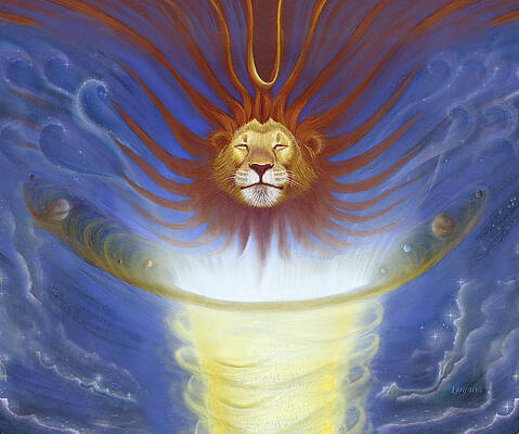 Expansive Lion by Robin Aisha Landsong Expansive Lion by Robin Aisha Landsong