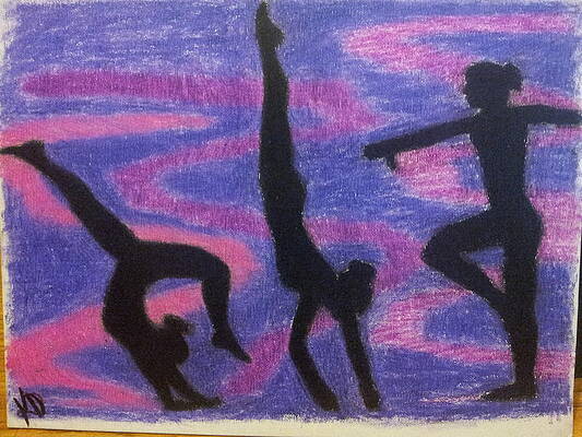 Gymnastics Paintings for Sale (Page #8 of 8) - Pixels