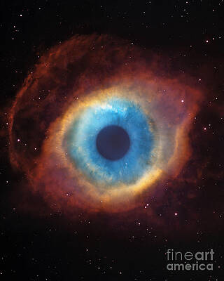 Wall Art - Photograph - Eye Of God In The Helix Nebula by Mike Agliolo