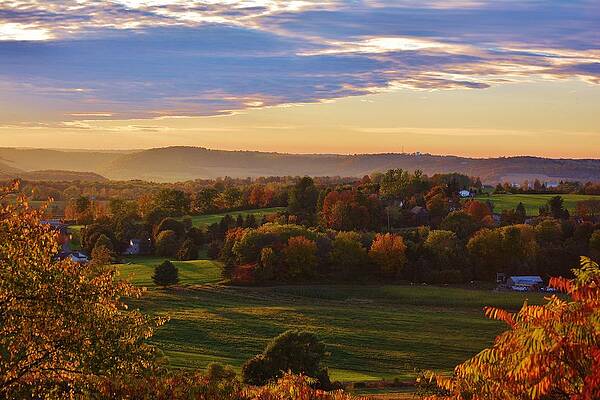 Fall Sunset by Lisa Kane Fall Sunset by Lisa Kane