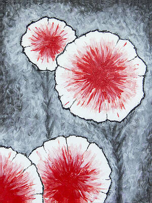 Fantasy Flowers In Red No 2 by Ben Gertsberg Fantasy Flowers In Red No 2 by Ben Gertsberg