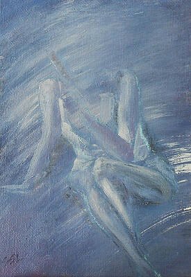 Wall Art featuring the painting Feminine Essence by Jane See