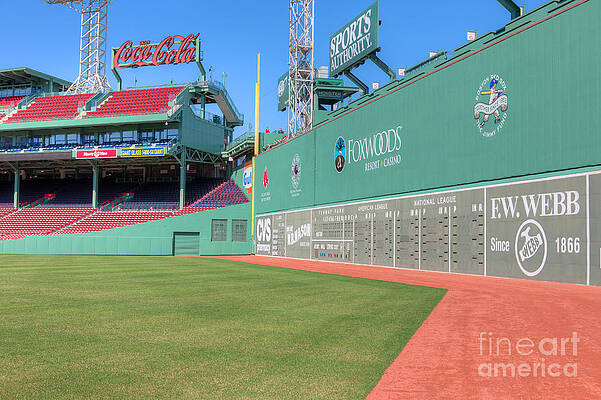 Massachusetts Wall Art featuring the photograph Fenway Park Green Monster I by Clarence Holmes
