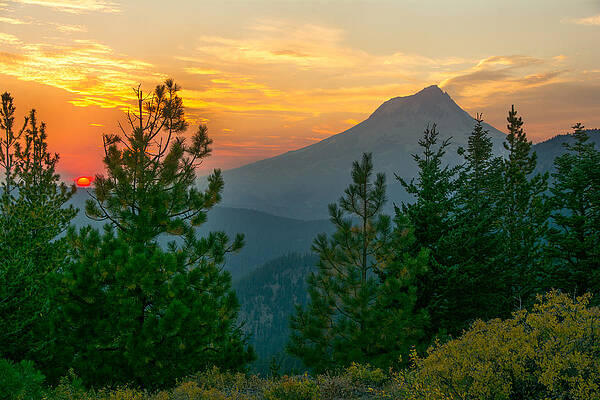 Fiery Sunset by Darlene Cox