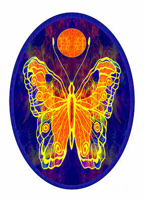 Wall Art - Digital Art - Finding My Way Abstract Butterfly Art by Omaste Witkowski by Omaste Witkowski