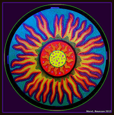 Fire Daisy by MarvL Roussan Fire Daisy by MarvL Roussan