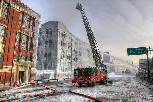  Photograph - Fire to Ice by Steven K Sembach 
