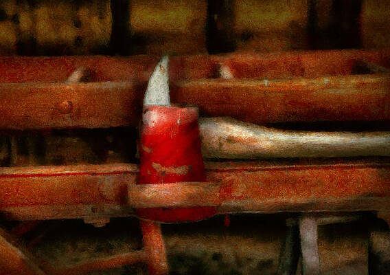 Wall Art - Photograph - Fireman - The Fireman's Axe by Mike Savad