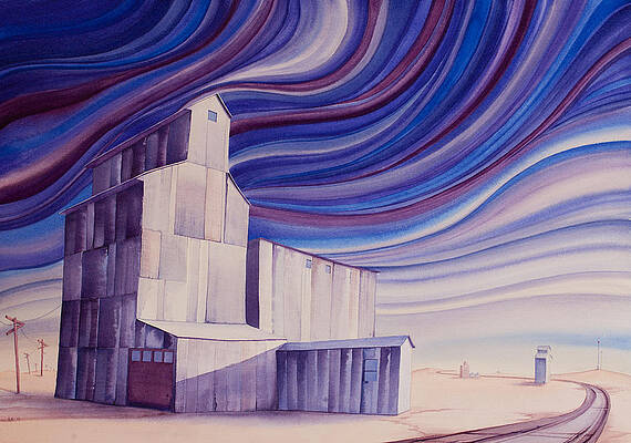 Wall Art - Painting - First Frost on the Hi Line II by Scott Kirby