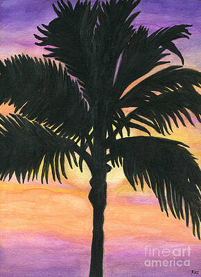 Flagler Beach Palm Tree by Roz Abellera Flagler Beach Palm Tree by Roz Abellera