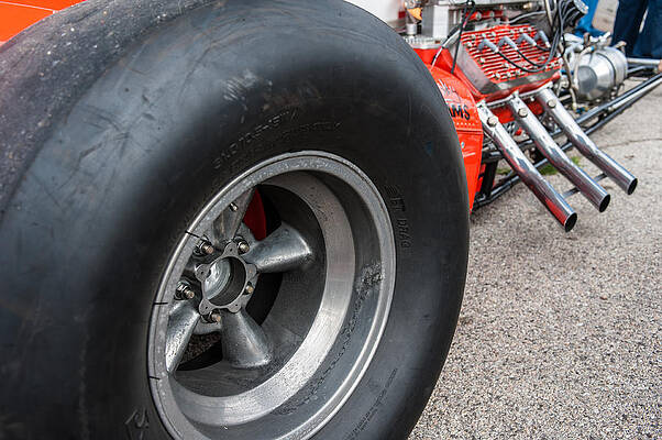 Wall Art - Photograph - Flathead Powered Front Engine Dragster by Todd Aaron