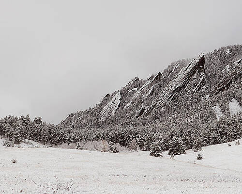 Diptych 1 Flatirons in October Snow by D Scott Clark Diptych 1 Flatirons in October Snow by D Scott Clark