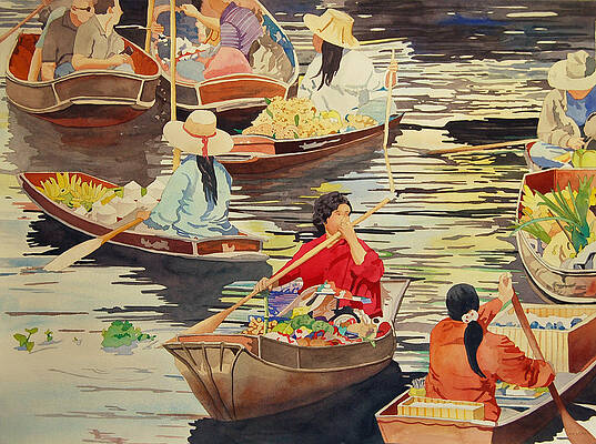 Floating Market by Terry Holliday Floating Market by Terry Holliday