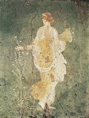 Wall Art - Photograph - Flora, Goddess Of Spring. 1st C. Bc by Everett