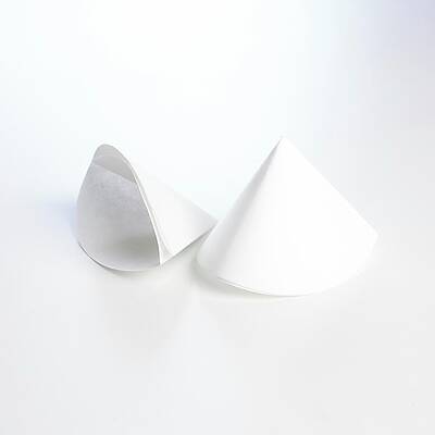 Wall Art - Photograph - Folded Filter Paper by Science Photo Library