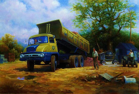Ford Thames Trader by Mike Jeffries