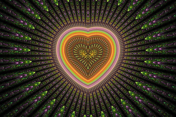 Fractal Heart 1 by Sandy Keeton Fractal Heart 1 by Sandy Keeton