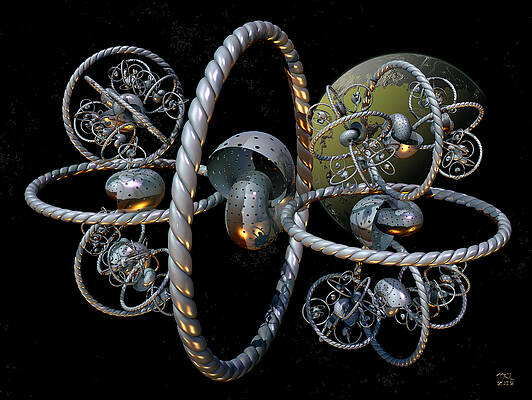 Wall Art - Digital Art - Fractal Explorers  by Manny Lorenzo