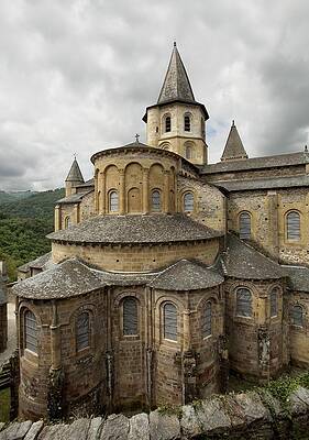 Wall Art - Photograph - France. Conques. glise Abbatiale De by Everett