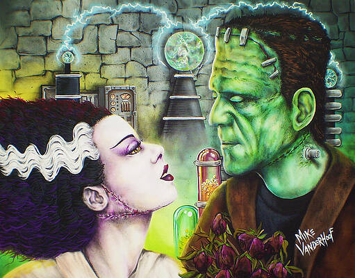 Frankenstein and The Bride by Mike Vanderhoof