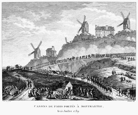 Wall Art - Painting - French Revolution Paris by Granger