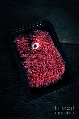 Wall Art - Photograph - Fresh Ground Zombie Meat - Its what's for dinner by Edward Fielding