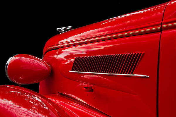 Front End Red Car by Danielle and Peter Jacobsen