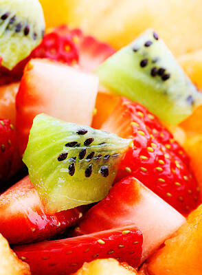 Wall Art - Photograph - Fruit salad macro by Johan Swanepoel