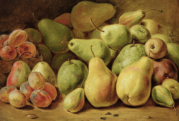 Wall Art - Painting - Fruit Still Life by Johann Friedrich August Tischbein