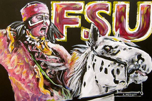 FSU Mascot by Alan Metzger FSU Mascot by Alan Metzger