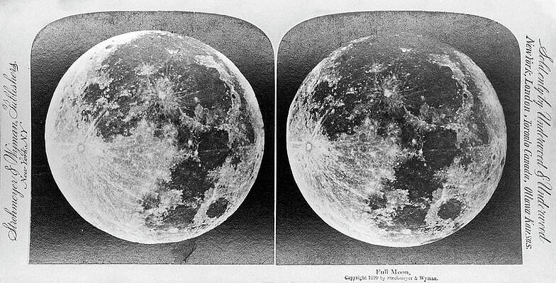 Wall Art - Photograph - Full Moon Circa 1899 by Science Photo Library