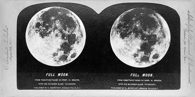 Wall Art - Photograph - Full Moon In 1870s by Science Photo Library