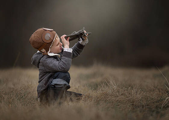 Wall Art - Photograph - Future Aviator by Annie Whitehead
