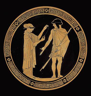 Wall Art - Photograph - Gallant Conversation. 5th C. Bc by Everett