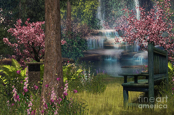 Garden Background by Elle Arden Walby Garden Background by Elle Arden Walby