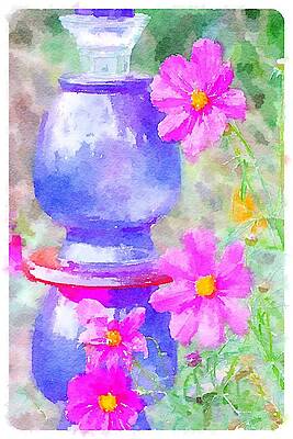 Garden Scene by Cyndy Beach