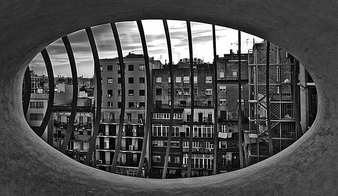 Wall Art - Photograph - Gaudi's View by Robert FERD Frank