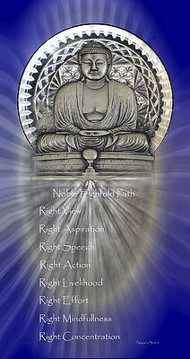 Gautama Buddha - The Noble Eightfold Path by rd Erickson Gautama Buddha - The Noble Eightfold Path by rd Erickson