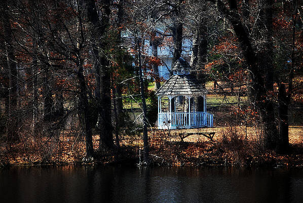 Gazebo in the Woods by Lora Mercado Gazebo in the Woods by Lora Mercado