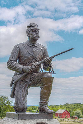 Wall Art - Photograph - Gettysburg First Pennsylvania Cavalry Regiment by Randy Steele