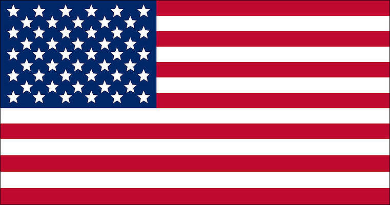 Wall Art - Digital Art - Giant American Flag by Ron Hedges