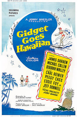 Wall Art - Photograph - Gidget Goes Hawaiian, Poster Art, 1961 by Everett